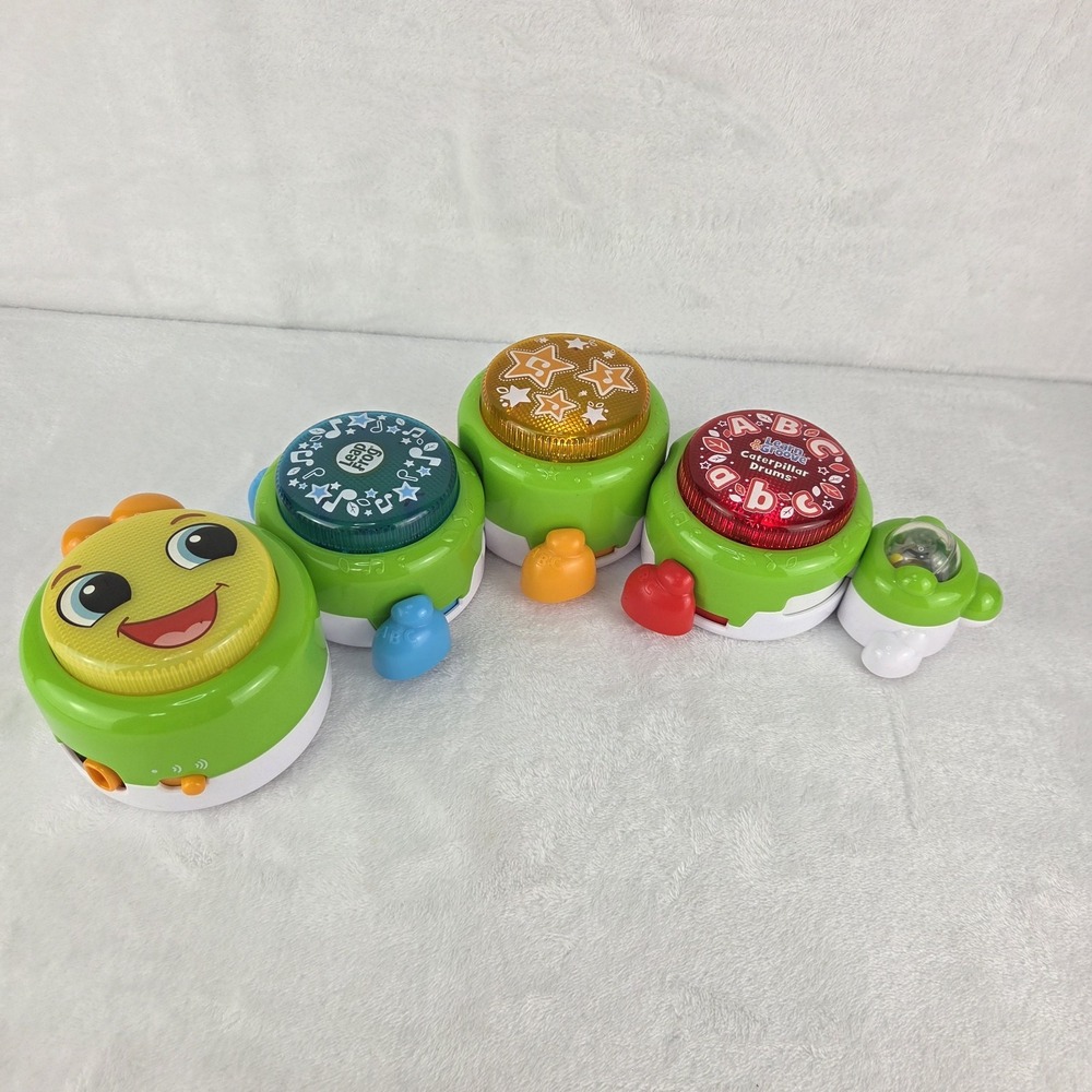 LeapFrog Learn & Groove Caterpillar Drums Musical Toy 2020 Tested Working